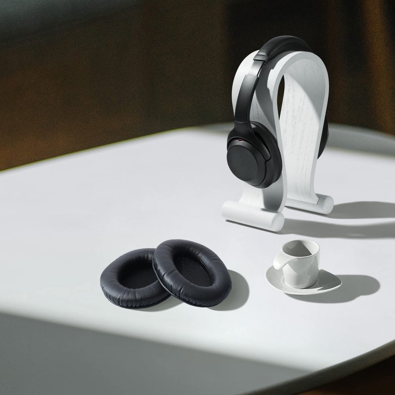 kwmobile Ear Pads Compatible with Kingston HyperX Cloud II 2 / Cloud III 3 / III S / 3S Earpads - 2X Replacement for Headphones - Black - Image 5